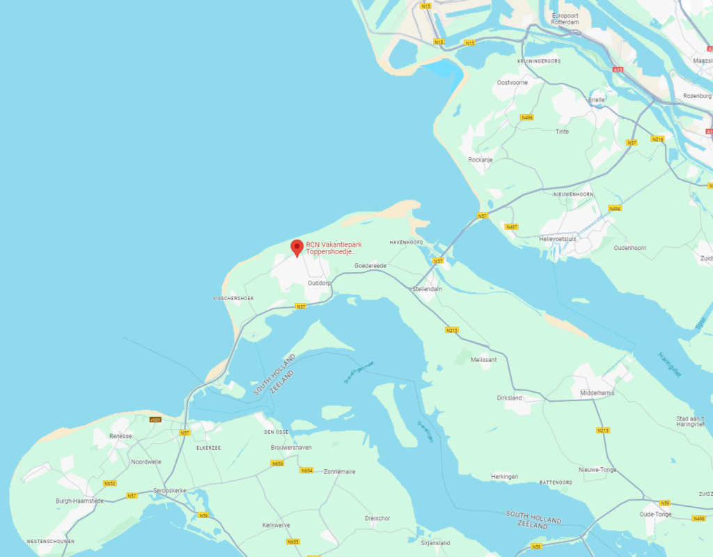 RCN Toppershoedje locatie